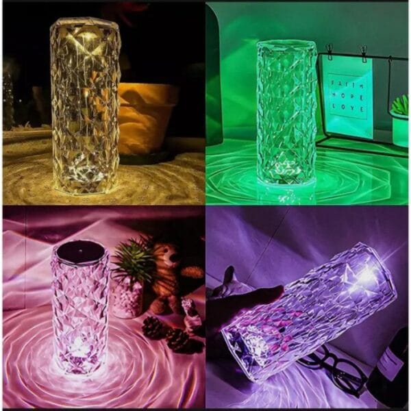 16 Colors Rose Diamond Table Lamp Light - Image 9