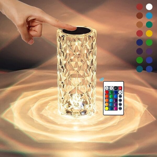 16 Colors Rose Diamond Table Lamp Light - Image 11