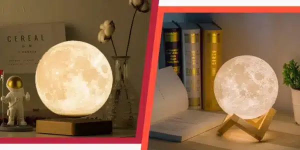 3D Moon Lamp Night Light (Rechargeable & Touch/Remote Control) - Image 6