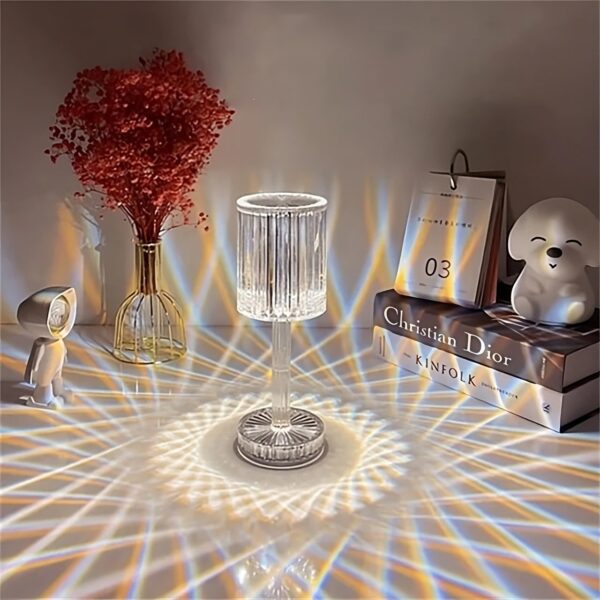 16 Colors Rose Diamond Table Lamp Light With Remote