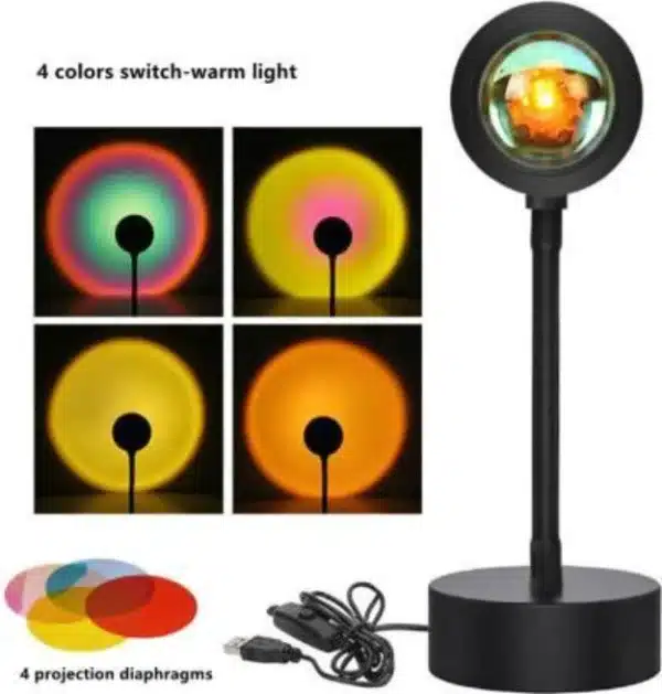 Sunset Lamp Projector Rainbow Spot Lamp