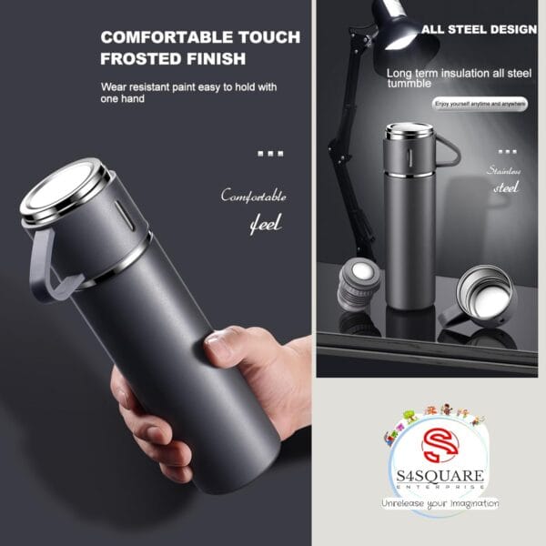 Vacuum Flask Set Drinking Water Bottle - Image 3