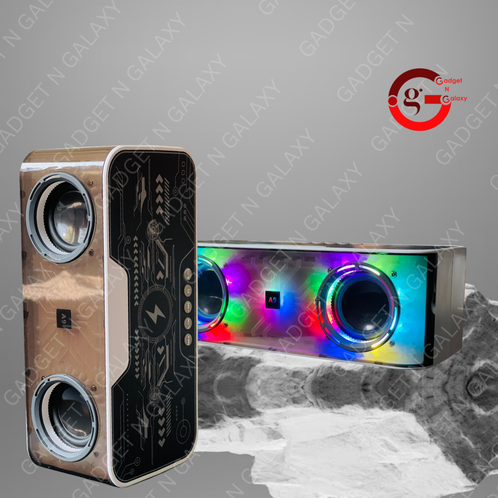 Portable HM-A9 Mecha Bluetooth Speaker With Wireless Charging - Image 3