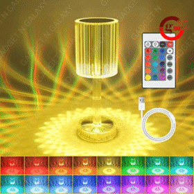 16 Colors Rose Diamond Table Lamp Light With Remote
