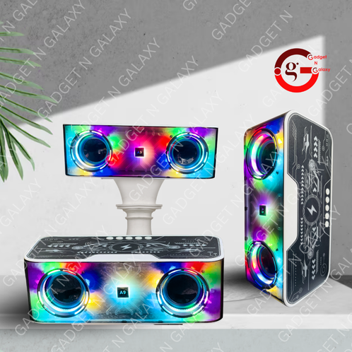 Portable HM-A9 Mecha Bluetooth Speaker With Wireless Charging