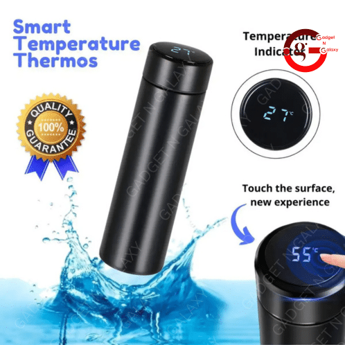 SMART Digital LED Thermal Flask with Temperature Indicator Stainless Steel Flask