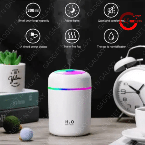 USB Humidifier with LED RGB Light with Flavour - Image 2