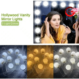 Dressing Table Mirror Light, Super Bright 10 LED Lights – 3 Modes with USB Type