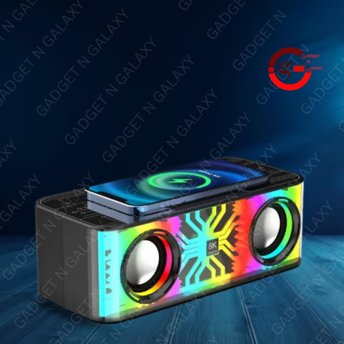 Portable HM-A9 Mecha Bluetooth Speaker With Wireless Charging - Image 4